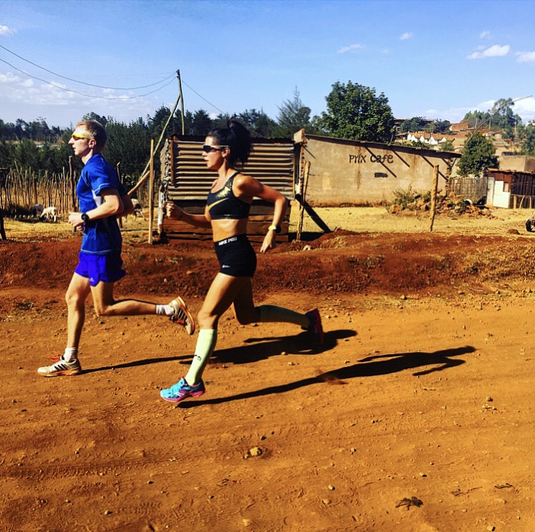 City Girl training in Kenya RunThrough Running Club London