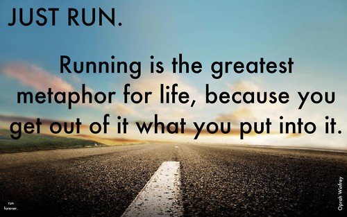 Erin’s Blog – Running as a metaphor for life